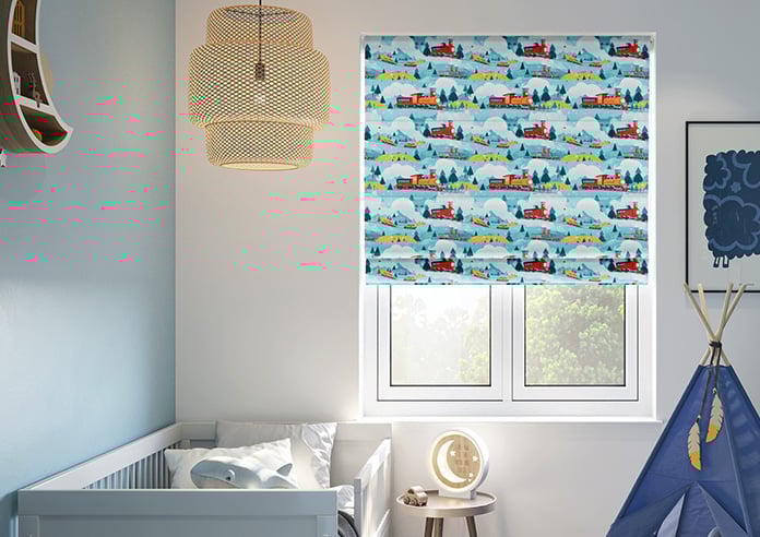 All Aboard, Multi - Motorised Roman Blind - Image 3